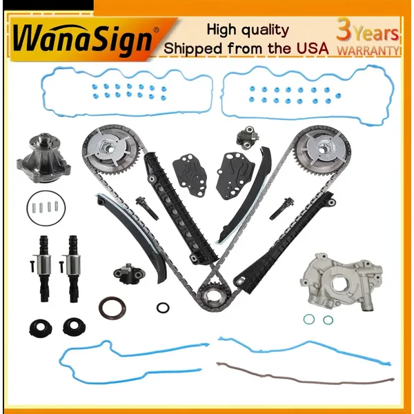 Timing Chain Kit Water Pump For Ford F150 F250 F350 Lincoln Mark LT 05-10 5.4L