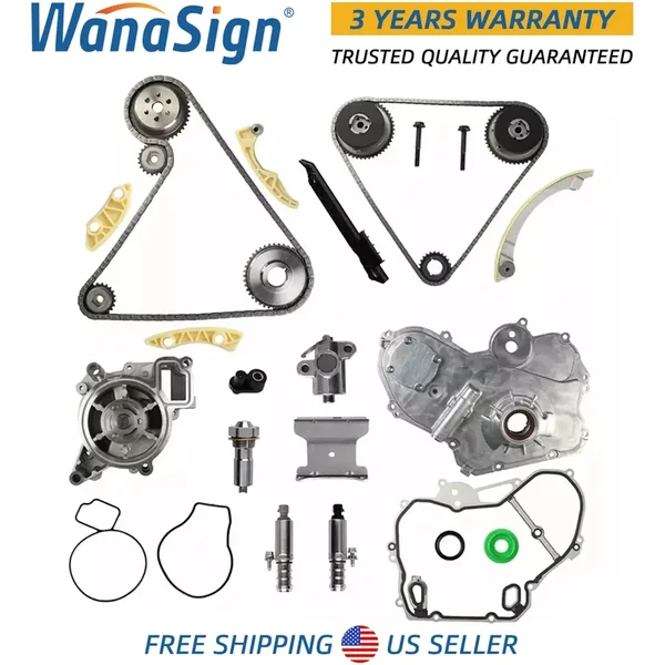 Timing Chain Oil Pump VCT Solenoid For Chevy Equinox Buick GMC 2009-17 2.2L 2.4L