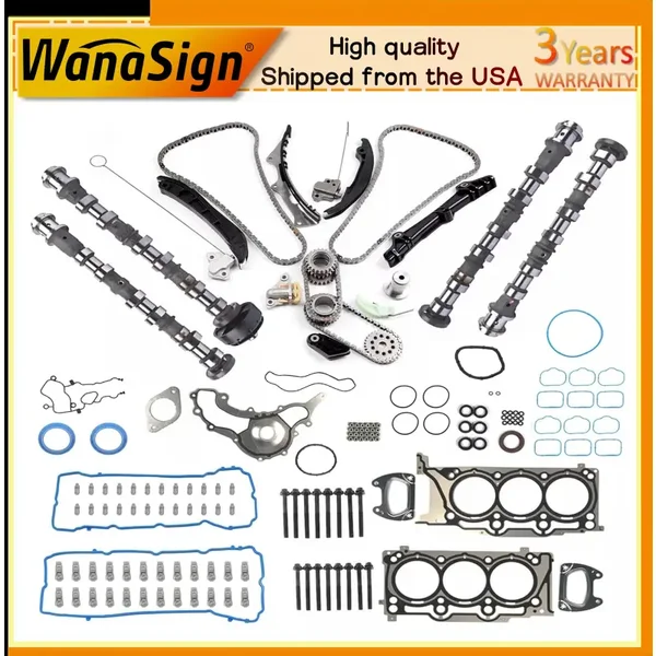 Camshafts Rockers Arm Lifters Kit For Jeep Chrysler Ram Dodge Ram V6 3.6L 11-16