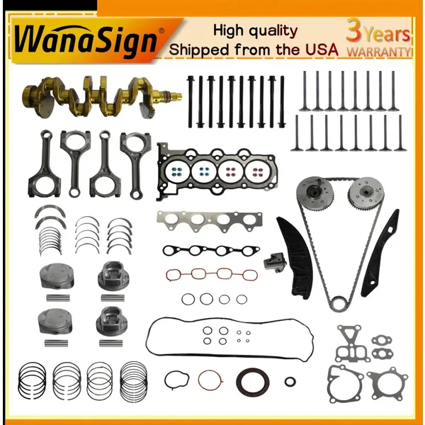 G4FG Engine Overhaul Rebuild Kit For Hyundai Elantra Kia Rio Soul 1.6L 2010-2022