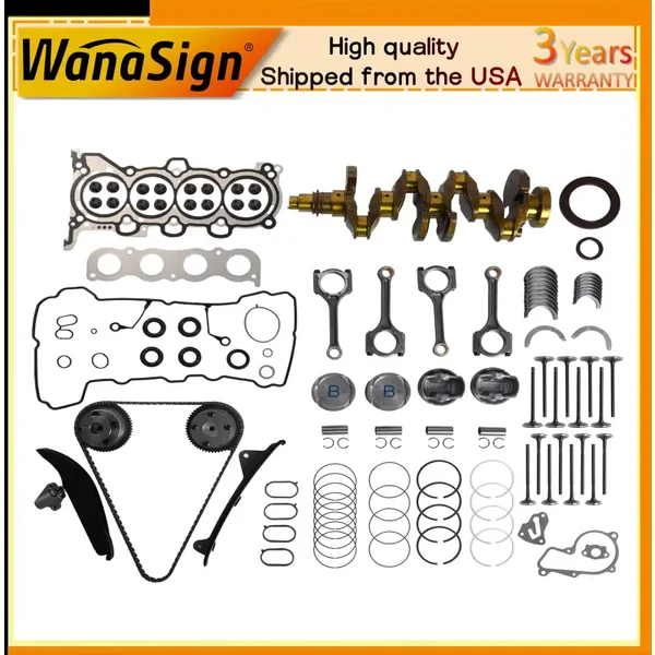 G4NA Engine Overhaul Rebuild Kit For Hyundai Elantra Kia Soul Forte 2.0L 2014-19