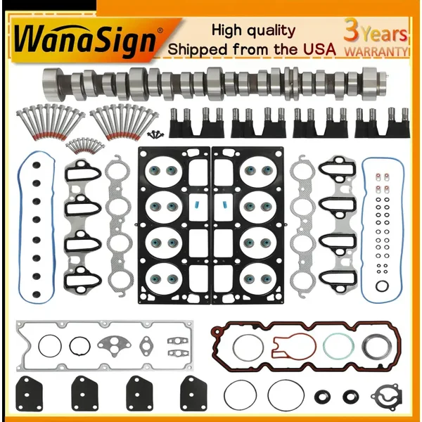 AFM DOD Engine Rebuild Kit - Camshaft, Lifters & Cylinder Head Bolts For GMC Chevy 5.3L 2007-2013