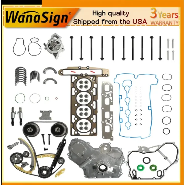 Engine Rebuild Overhaul Kit For Chevy Buick GMC Terrain Malibu 2.2L 2.4L 2009-2017