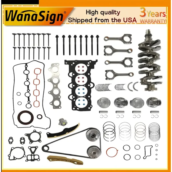 G4FJ Engine Overhaul Rebuild Kit For Hyundai Sonata Tucson Kia Soul 1.6L 2009-2021