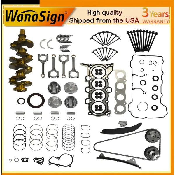 G4NC Engine Rebuild Overhaul Kit w/Crankshaft For Kia Sportage Hyundai Santa Fe 2.0L 2014-2018