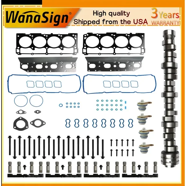 NON MDS Lifter 5.7 HEMI Camshaft Kit For Jeep Dodge Chrysler Ram 5.7L V8 2009-15