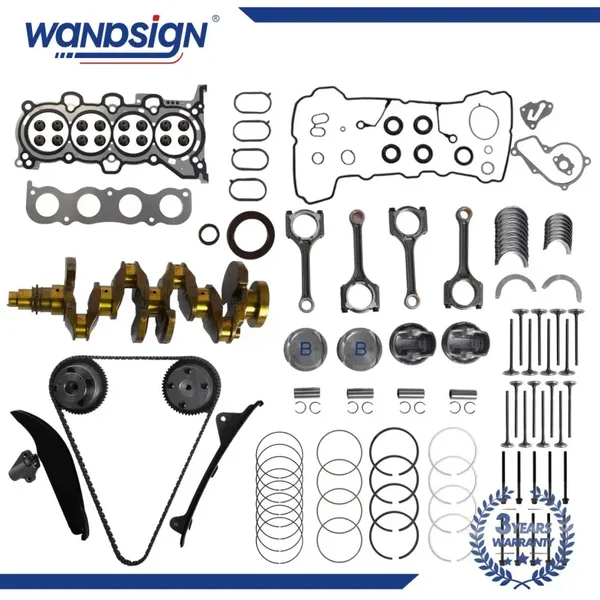 G4NA Engine Overhaul Rebuild w/Crankshaft Rods/Timing For Hyundai Kia 2.0L 14-19