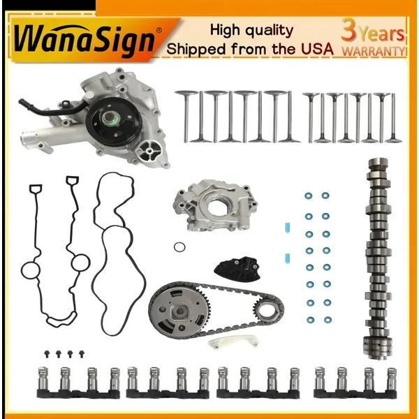 Hemi MDS Valve Lifter Camshaft Kit Water w/Oil Pump For Dodge Jeep Chrysler V8 5.7 09-15
