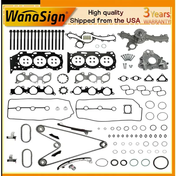 1GR-FE Head Gasket Set For Toyota 4Runner Tacoma Tundra FJ Cruiser 4.0L 2003-2015 DOHC