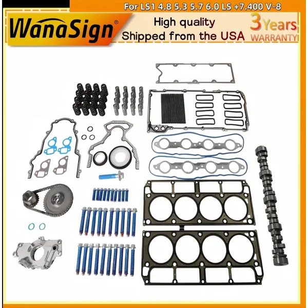 Sloppy Mechanics Stage 2 Cam Lifters Kit For LS1 4.8 5.3 5.7 6.0 LS +7.400 V-8