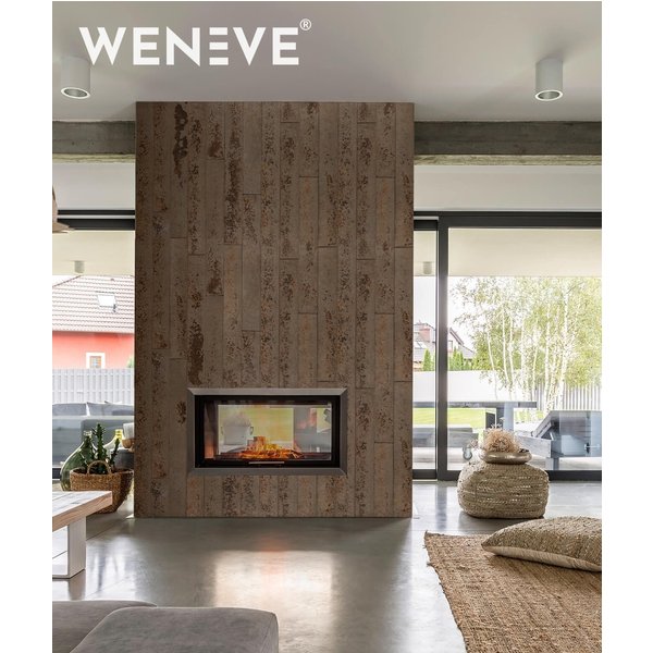 100x10 cm DS Deska betonowa - (brązowy corten impregnacja fabryczna) - beton architektoniczny