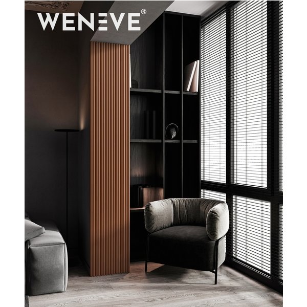275x50x1,8 cm MB - LUNA (miedziany metaliczny) - Lakierowany panel ścienny 3D