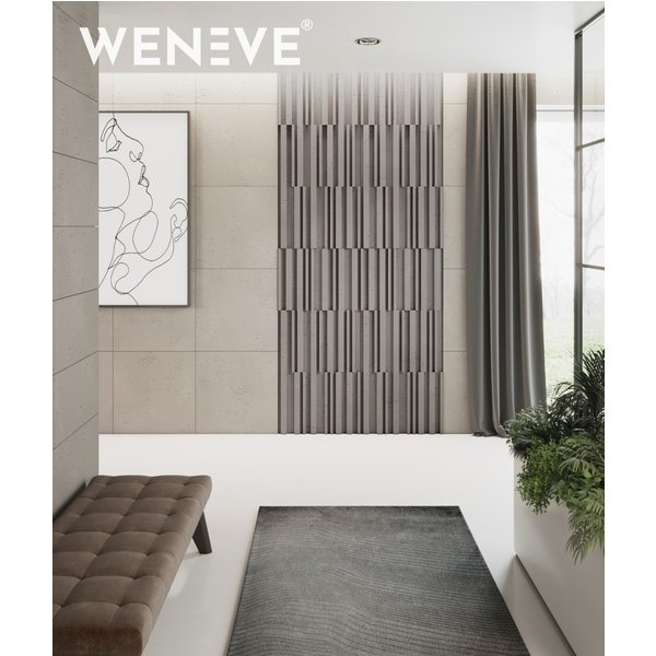 135x60 cm VT - PB42 (CL05 Delikatna trufla) LAMEL - Panel dekor 3D beton architektoniczny