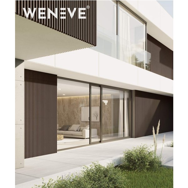 135x38 cm VT - PB41 (CL02 Aksamitna mocha) LAMEL - Panel dekor 3D beton architektoniczny