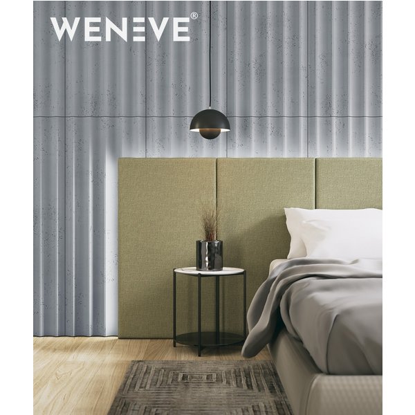 135x49,8 cm VT - PB59 (B8 Stylowy antracyt) LAMEL OBŁY - Panel dekor 3D beton architektoniczny