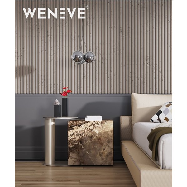 135x45,6 cm VT - PB57 (CL05 Delikatna trufla) LAMEL OBŁY - Panel dekor 3D beton architektoniczny