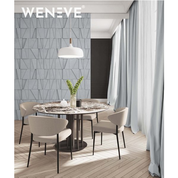 120x60 cm VT - PB09 (S96 Chłodna szarość) MOZAIKA - panel dekor 3D beton architektoniczny