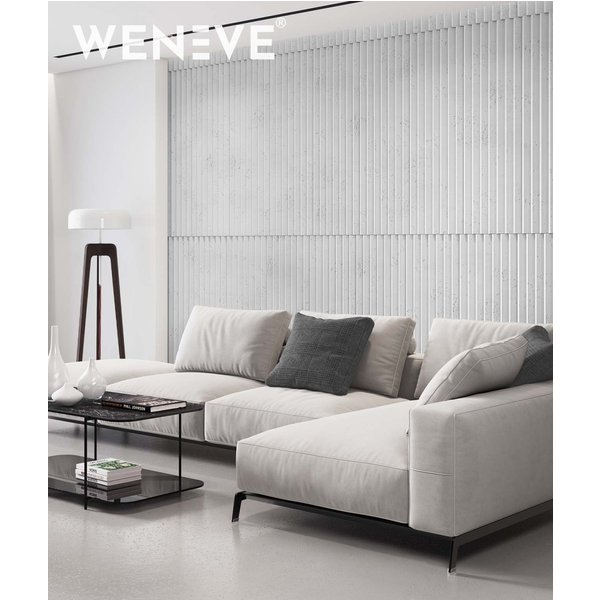 135x47,8 cm VT - PB62 (S50 Mglista szarość) LAMEL - Panel dekor 3D beton architektoniczny