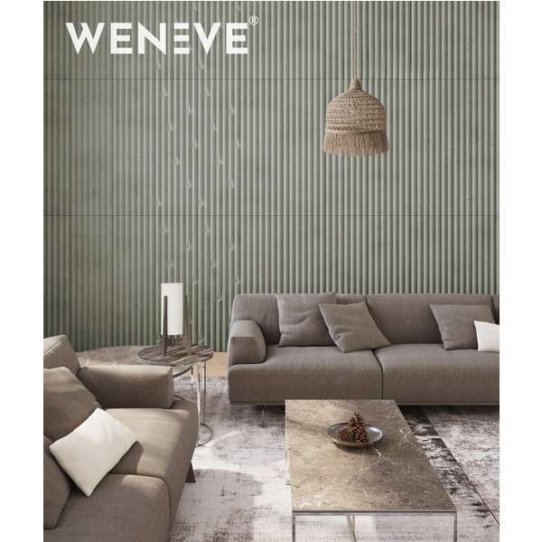 135x47,8 cm VT - PB63 (CL09 Pastelowa szałwia) LAMEL - Panel dekor 3D beton architektoniczny