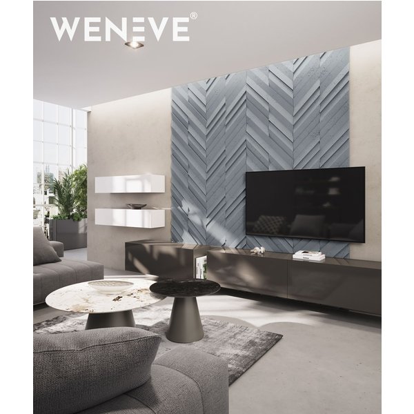 127x60x3,5 cm VT - PB70 (B8 Stylowy antracyt) JODEŁKA - Panel dekor 3D beton architektoniczny