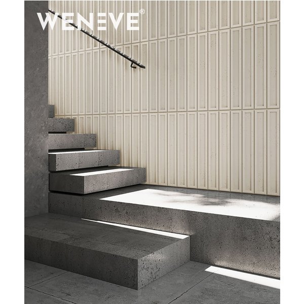 135x42,7 cm VT - PB66a (KS Kość słoniowa) CEGIEŁKA - Panel dekor 3D beton architektoniczny