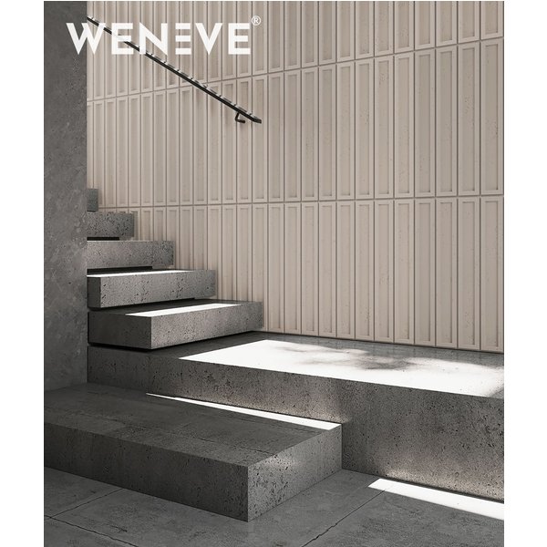 135x42,7 cm VT - PB66a (CL04 Kaszmirowy beż) CEGIEŁKA - Panel dekor 3D beton architektoniczny