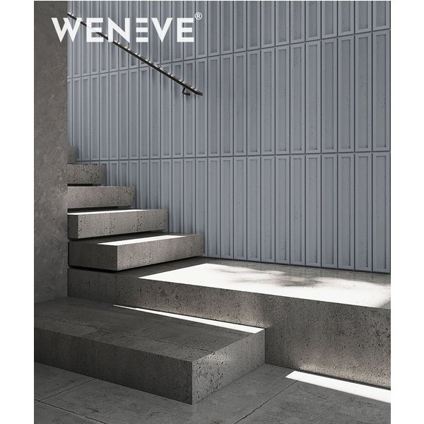 135x42,7 cm VT - PB66a (B8 Stylowy antracyt) CEGIEŁKA - Panel dekor 3D beton architektoniczny