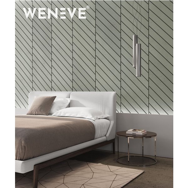 121x50,1 cm VT - PB43 (CL09 Pastelowa szałwia) JODEŁKA - Panel dekor 3D beton architektoniczny