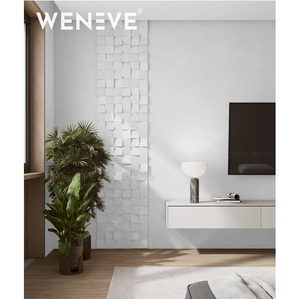 60x60 cm VT - PB15 (S50 Mglista szarość) COCO - panel dekor 3D beton architektoniczny