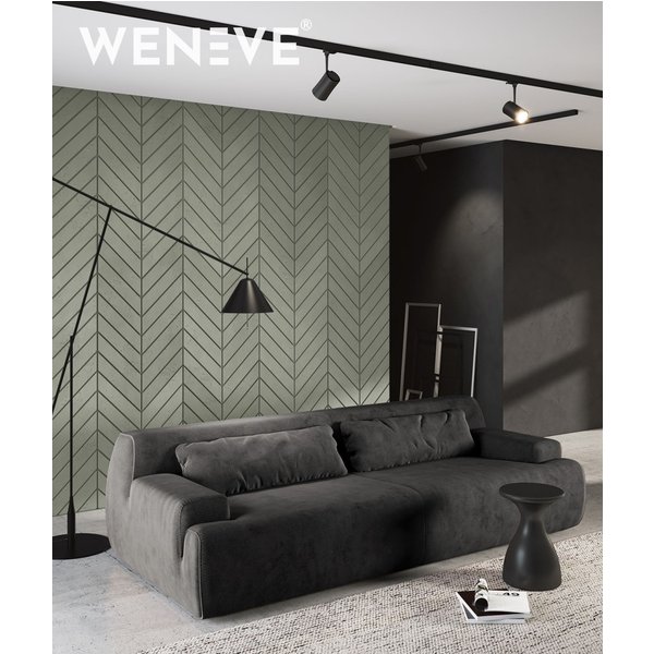 118,8x60 cm VT - PB44 (CL09 Pastelowa szałwia) JODEŁKA - Panel dekor 3D beton architektoniczny