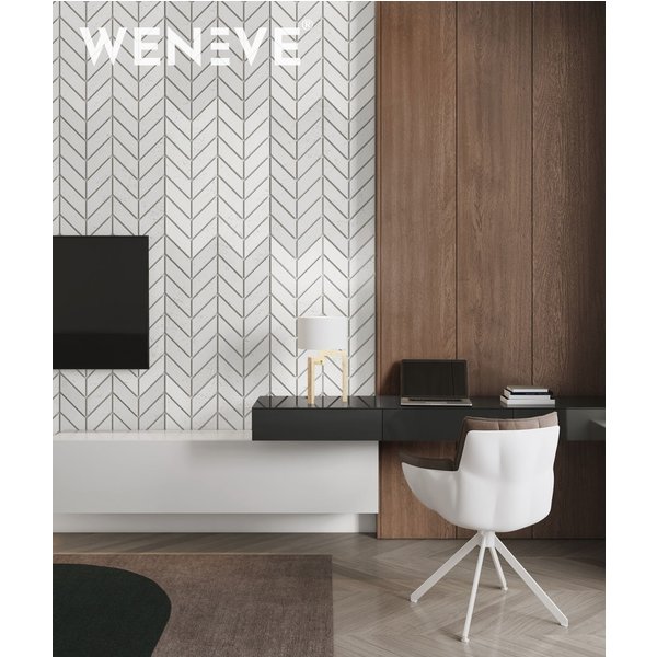 93,9x60 cm VT - PB46 (B0 Zgaszona biel) JODEŁKA - Panel dekor 3D beton architektoniczny