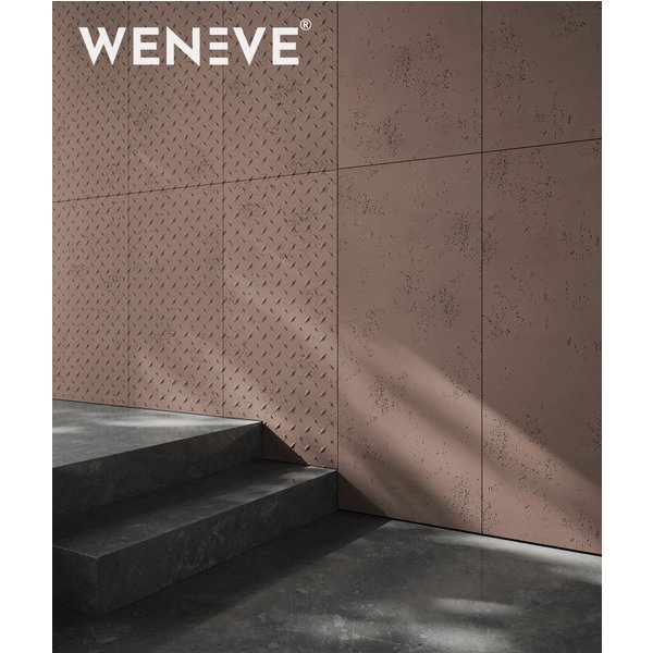 135x59,8 cm VT - PB53 (CL02 Aksamitna mocha) BLACHA - Panel dekor 3D beton architektoniczny