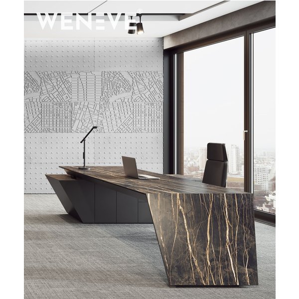 135x60 cm VT - PB55 (S50 Mglista szarość) KROPKI - Panel dekor 3D beton architektoniczny