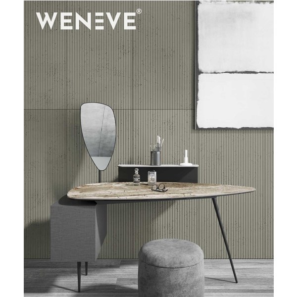 135x60 cm VT - PB37 (CL09 Pastelowa szałwia) LAMEL - Panel dekor 3D beton architektoniczny