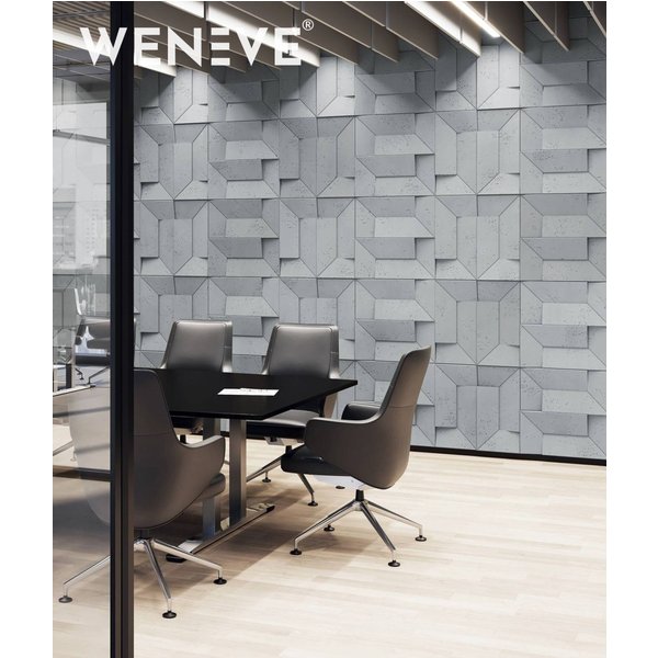 60x60 cm VT - PB26 (S96 Chłodna szarość) Ori - panel dekor 3D beton architektoniczny B