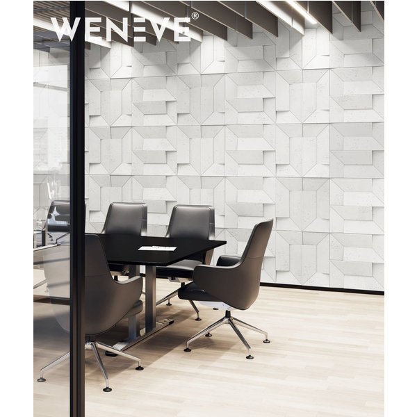 60x60 cm VT - PB26 (B0 Zgaszona biel) Ori - panel dekor 3D beton architektoniczny B