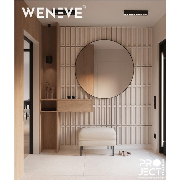 80x41,4 cm VT - PB51 (KS Kość słoniowa) CEGIEŁKA - Panel dekor 3D beton architektoniczny