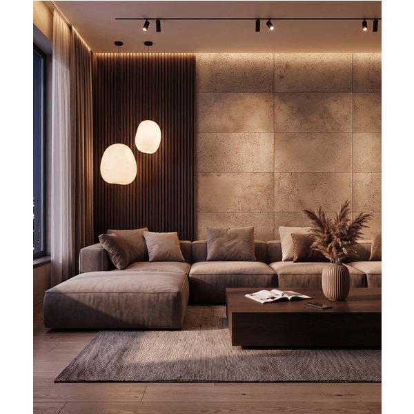 60x60 cm DS - (cappuccino) - płyta beton architektoniczny ultralekka