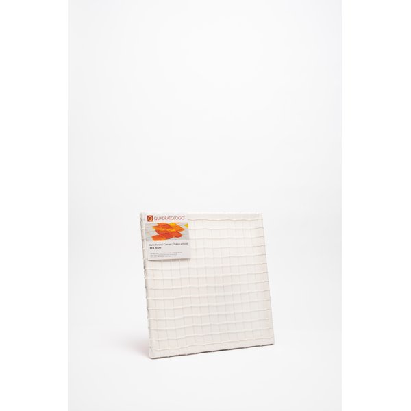 Quadratologo Keilrahmen, 30cm x 30cm, 100% Baumwolle - 330g mittelfeines Gewebe, Universalgrundierung