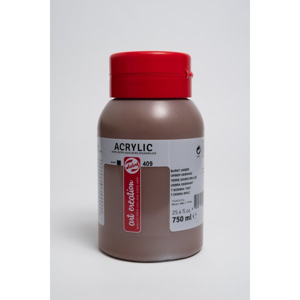 Talens Art Creation Acrylfarbe Flasche 750 ml Umbra Gebrannt 409