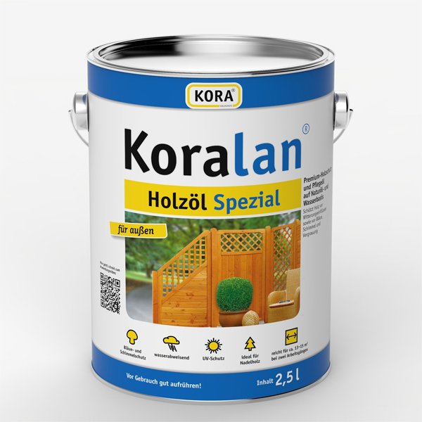 Bangkirai Koralan HolzöL Spezial, 2,5 L-image