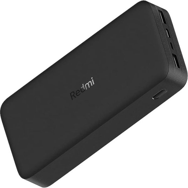 Redmi 20000mAh Power Bank 74Wh 18W 3.6A Rapid Charging Dual USB Outputs for Two Devices at Once, microUSB & USB-C Input, Portable Travel Charger iPhone iPad Samsung Smartphone & Gaming Devices