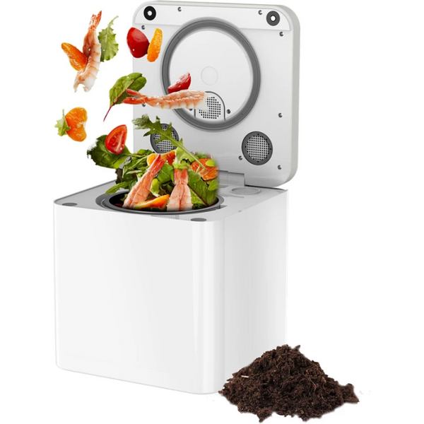BEECO HQD-314Pro Electric Waste Kitchen Composter, 3.3L Big Capacity, Built-in UVC Light, Auto Home Compost Machine Odorless, Turn Food Waste to Fertilizer for Garden, Food Waste Compost Machine