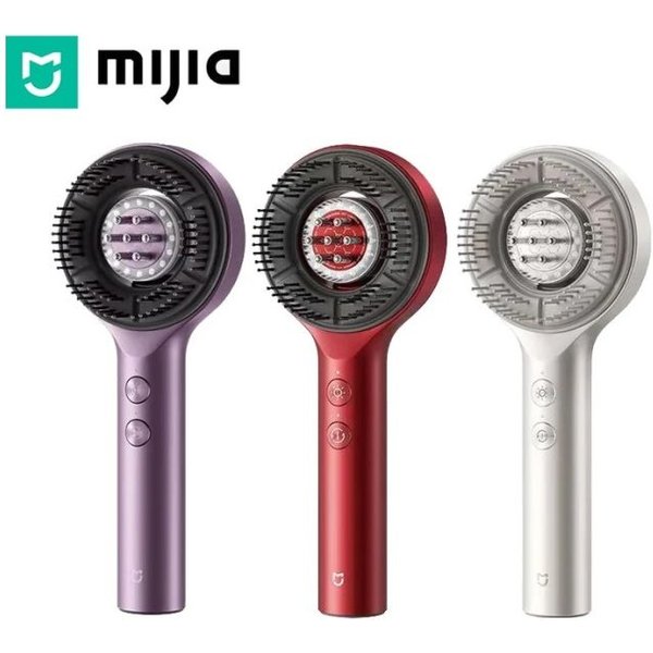 Mijia Smart Head Massage Comb with Graphene and Red Light Dual-Effect Heating for Comfortable Kneading Massage IPX7 Waterproof