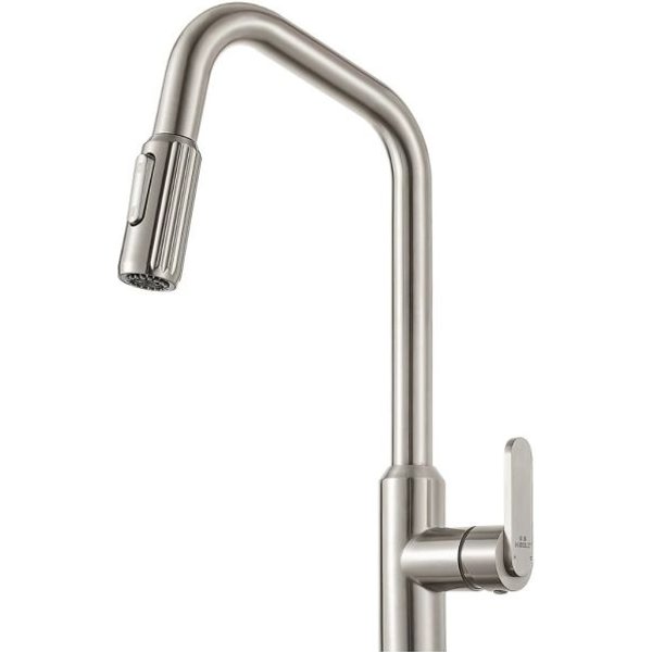 Higold BN7.0 Series Kitchen Pull-Out Faucet – 304 Stainless Steel Hot/Cold Mixer For Kitchen Sinks (Anti-Splash, Quick-Install)-image