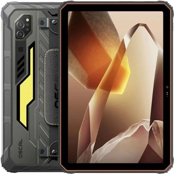 Oscal Spider 10 Rugged Pad,11'' Fhd+Ips 60Hz Display 8GB 256GB 20000Mah, Mediatek Dimensity G81, Android 15 Tablet-image