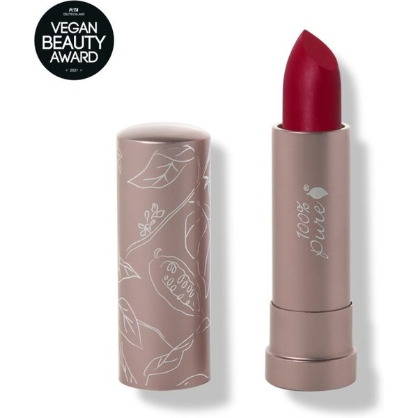 Cocoa Butter Matte Lipstick + Fruit Pigments - Currant - Lippenstift-image