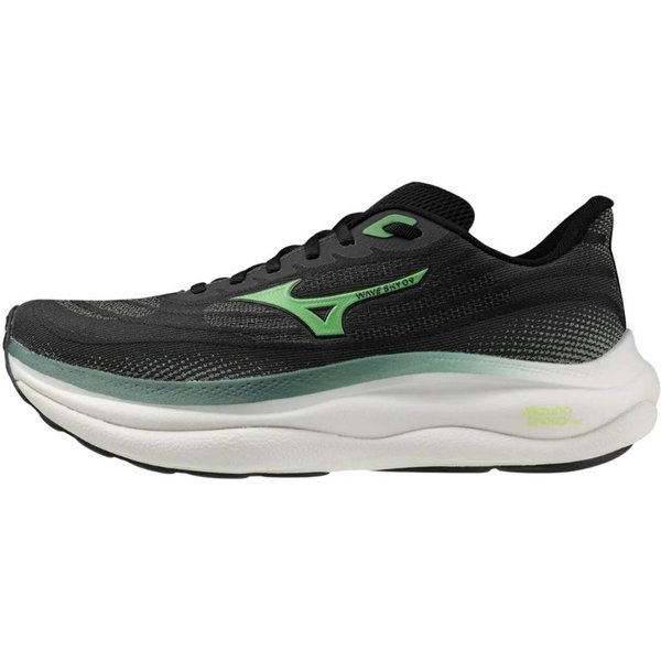 Buty Do Biegania Mizuno Wave Sky 9 Czarno-Zielone SS26, Rozmiar 41 - Eur-image