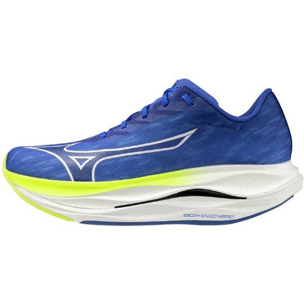 Scarpe Mizuno Wave Rebellion Flash 3 Blu Giallo SS26, Taglia 43 - Eur-image