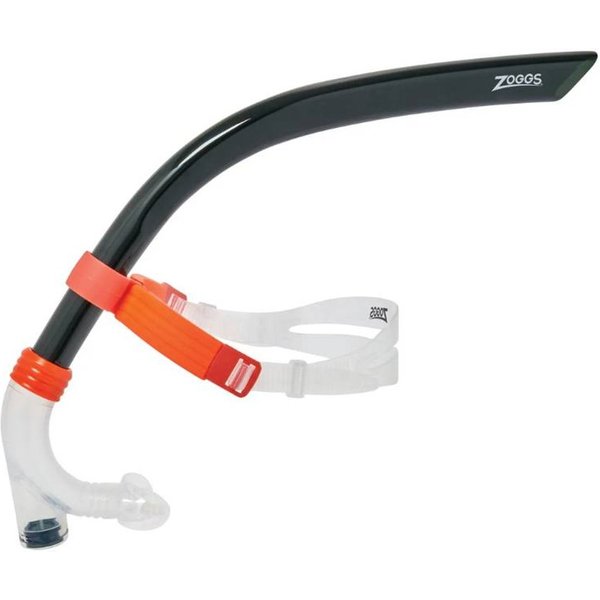 Zoggs Centre Line Schnorchelrohr Schwarz Orange-image